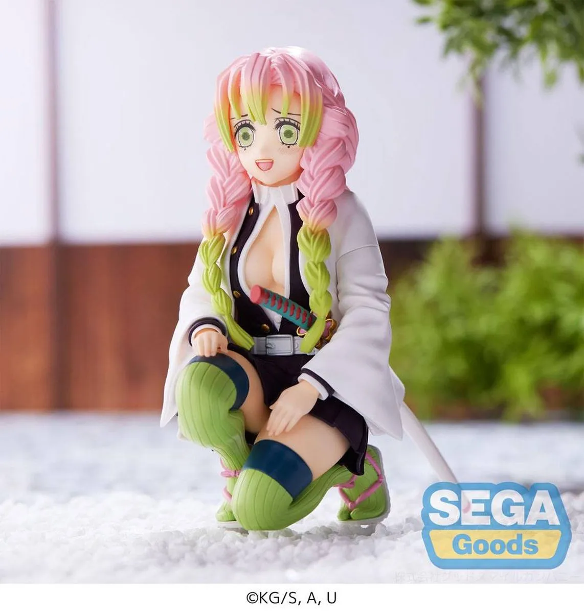Sega Demon Slayer PM Perching PVC Statue Mitsuri Kanroji - 11 cm - Multicolor