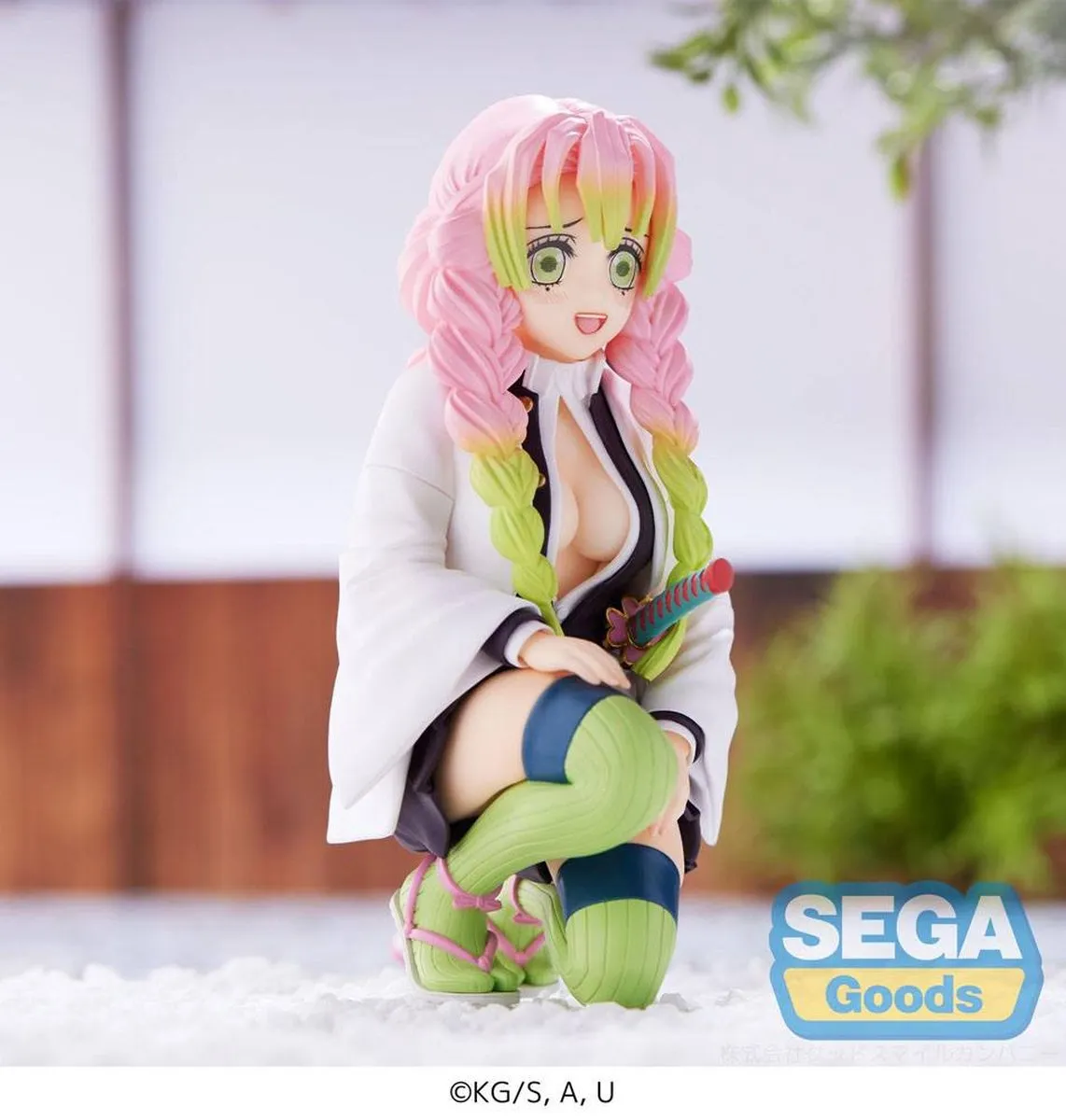 Sega Demon Slayer PM Perching PVC Statue Mitsuri Kanroji - 11 cm - Multicolor
