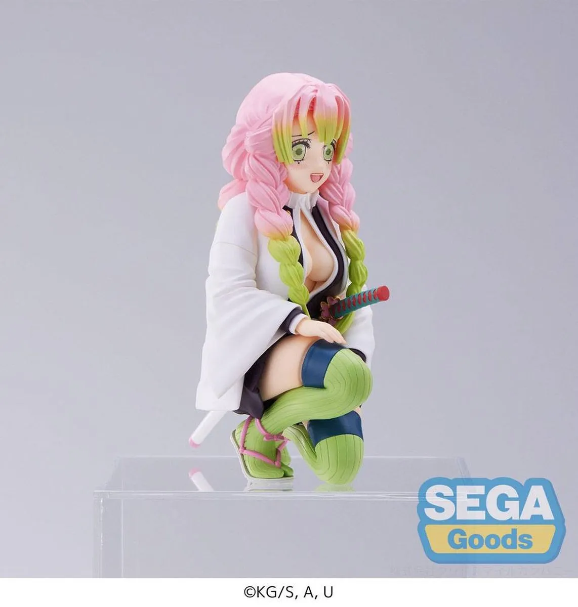Sega Demon Slayer PM Perching PVC Statue Mitsuri Kanroji - 11 cm - Multicolor