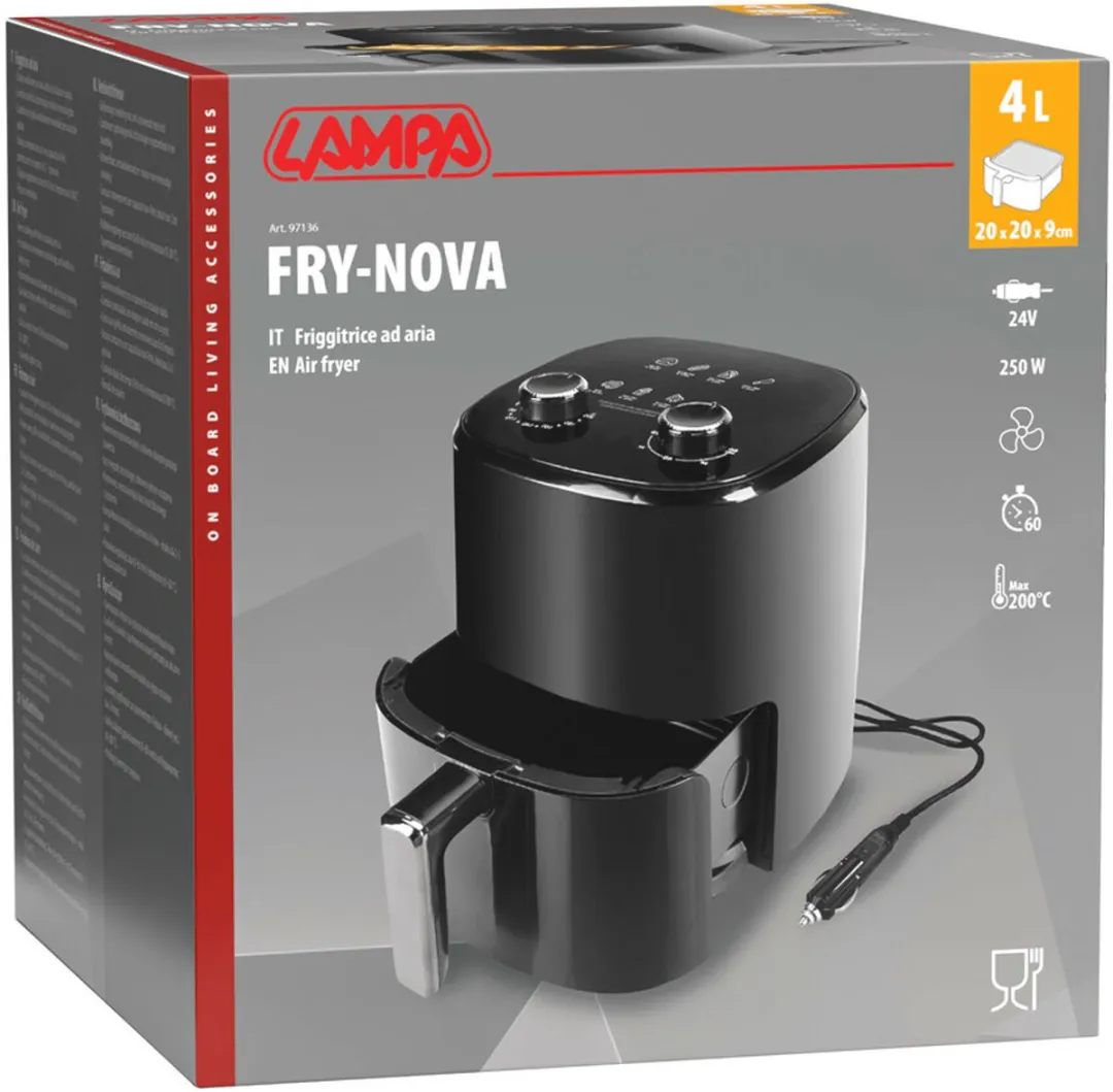 Lampa Airfryer 4L 250W - Zwart