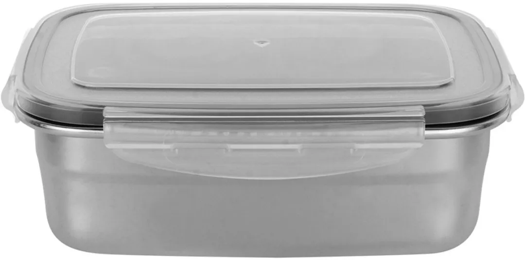 Excellent Houseware RVS Voedselcontainer 700ml - Zwart