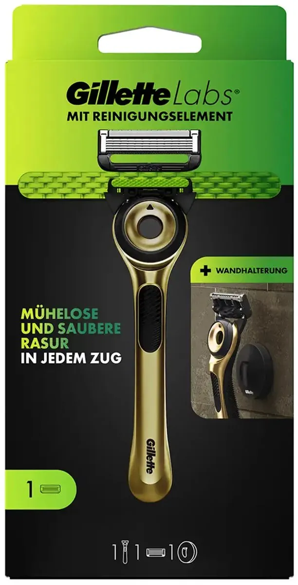 Gillette Labs Gold Scheersysteem - 5 Mesjes - Goud