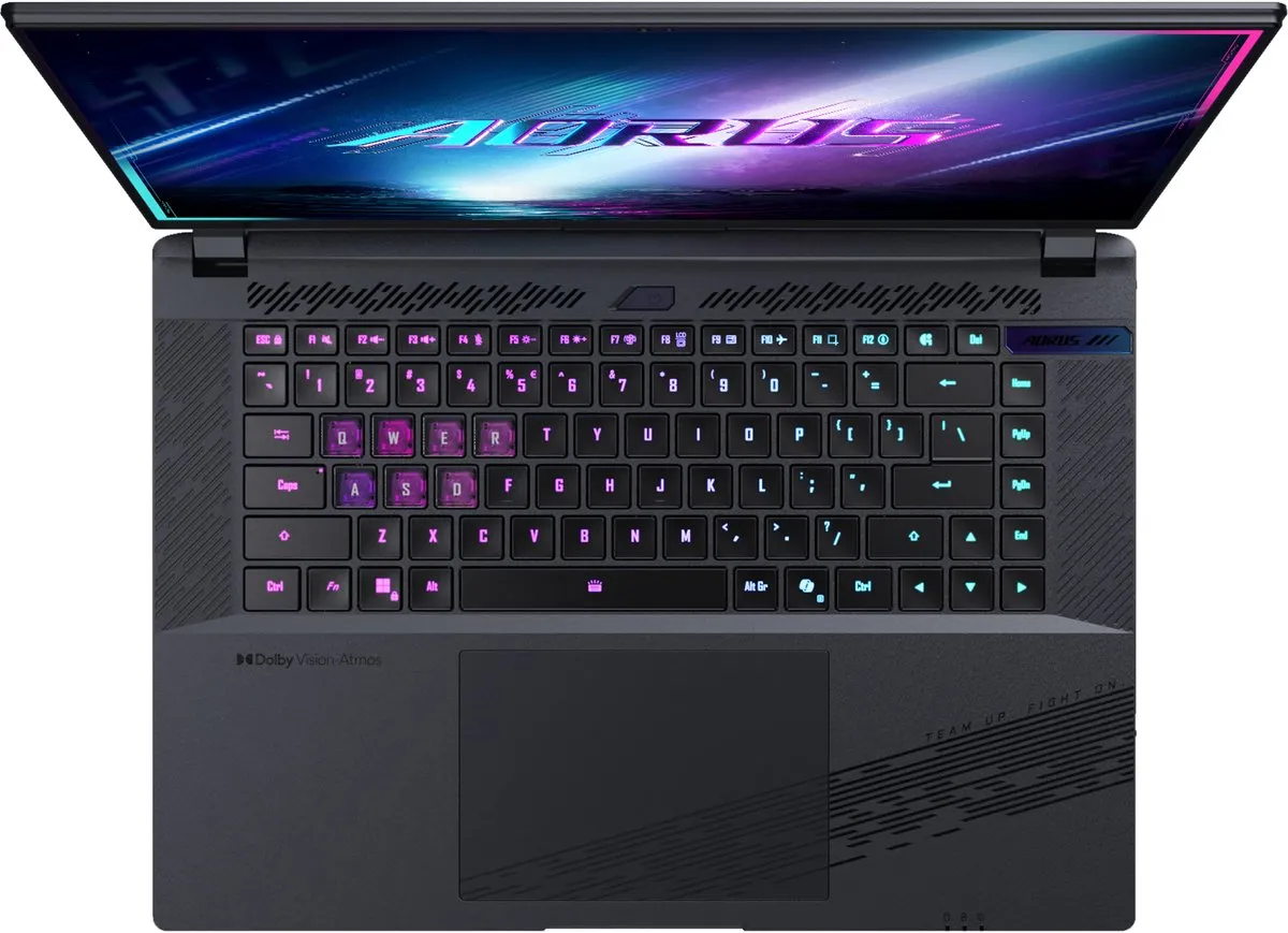 GIGABYTE AORUS ELITE 16 BWHC3EEC65SP - Gaming Laptop - 16 inch - RTX 5070 - Core Ultra 9 275HX - 32GB/2TB - 165 Hz