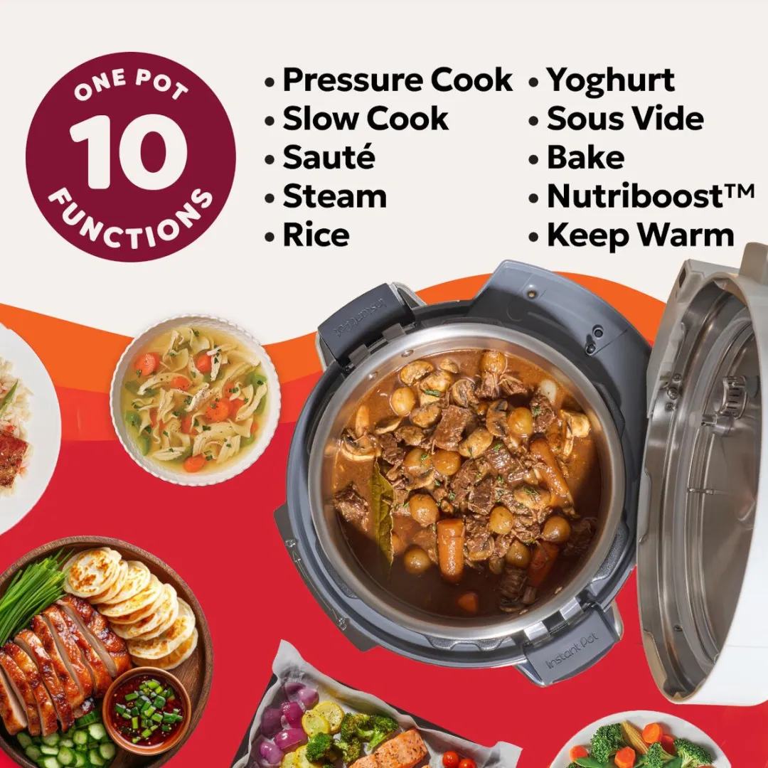 Instant Pot Pro 5.7L Multikoker - 1200W - Coconut White