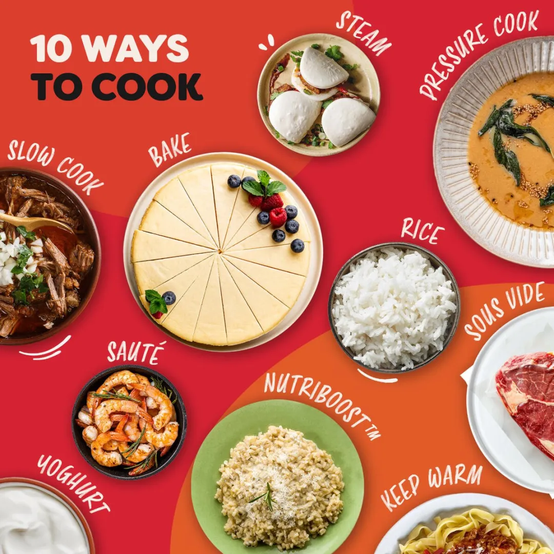 Instant Pot Pro 5.7L Multikoker - 1200W - Coconut White
