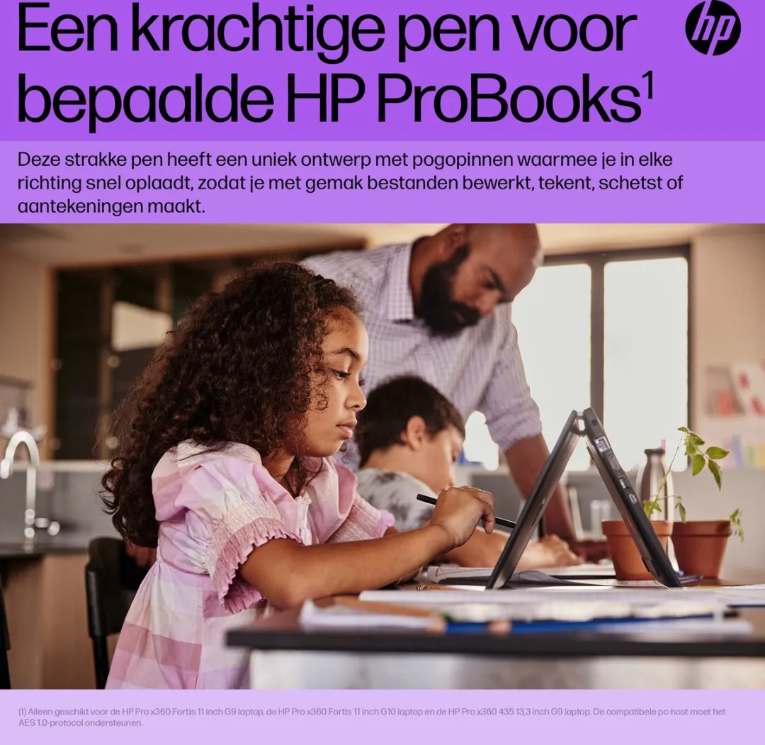 HP Slanke Oplaadbare Digitale Pen 630W7AA#AC3 - Zwart - afbeelding 6 van 6