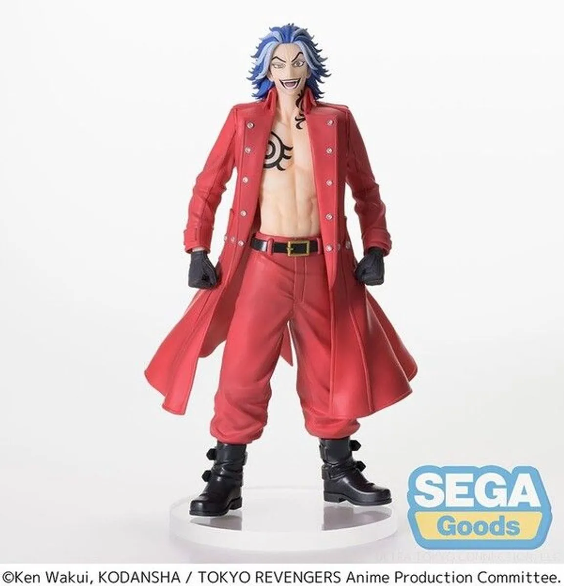Sega Tokyo Revengers Shiba Taiju Luminasta Black Dragon PVC Figuur 21cm