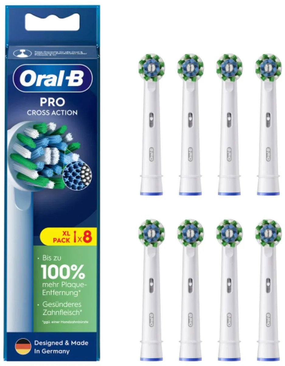 Oral-B Pro CrossAction Borstels - 8 Stuks