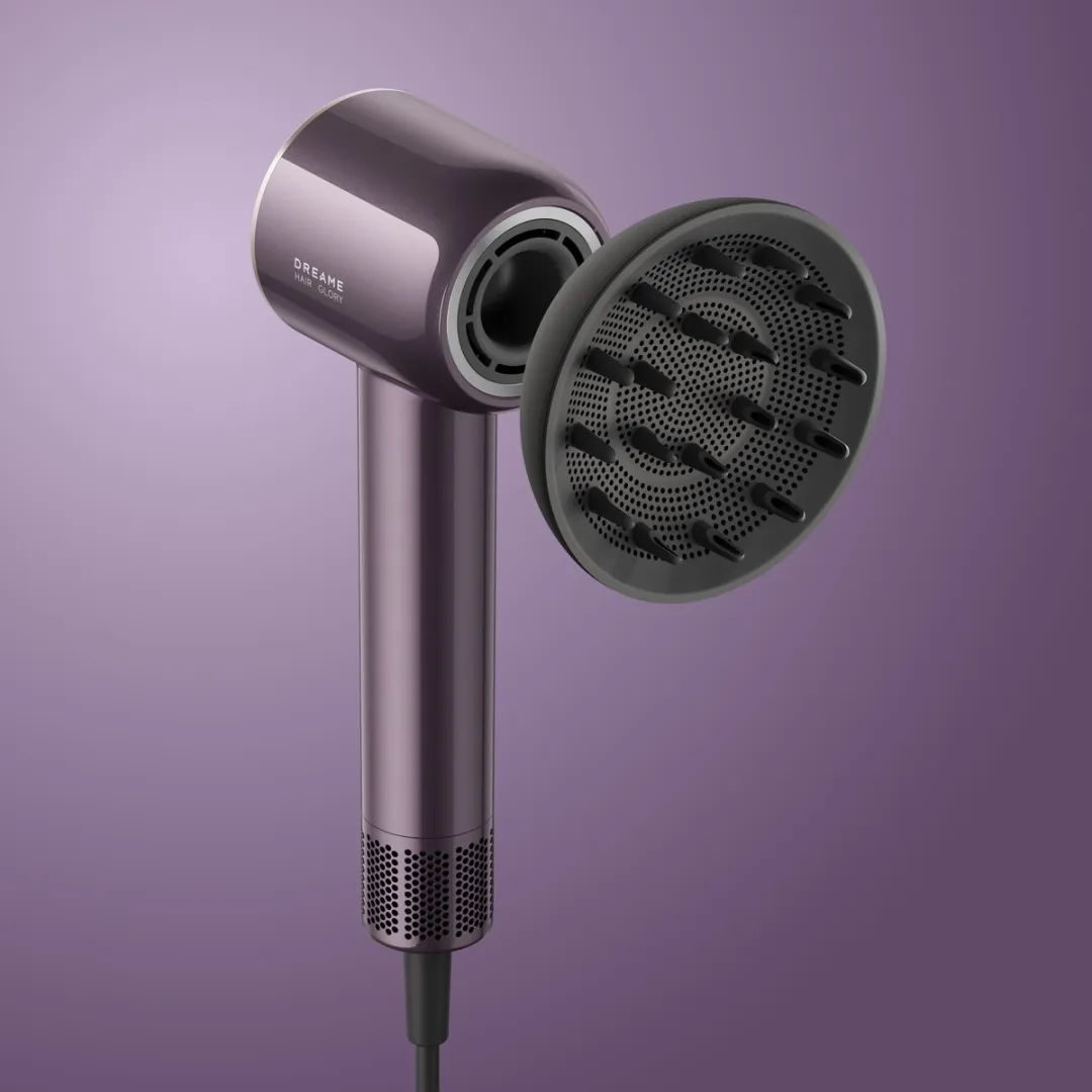 Dreame Hair Glory Combo Haardroger 1600W - Paars - afbeelding 6 van 6