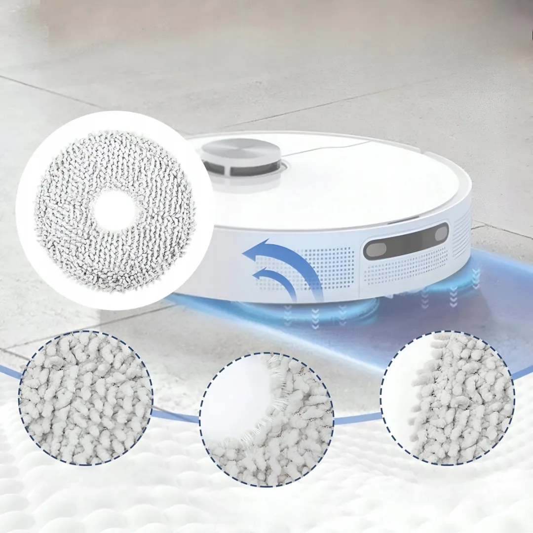 Dreame L-Series Mop Pads - 4 Stuks - Grijs