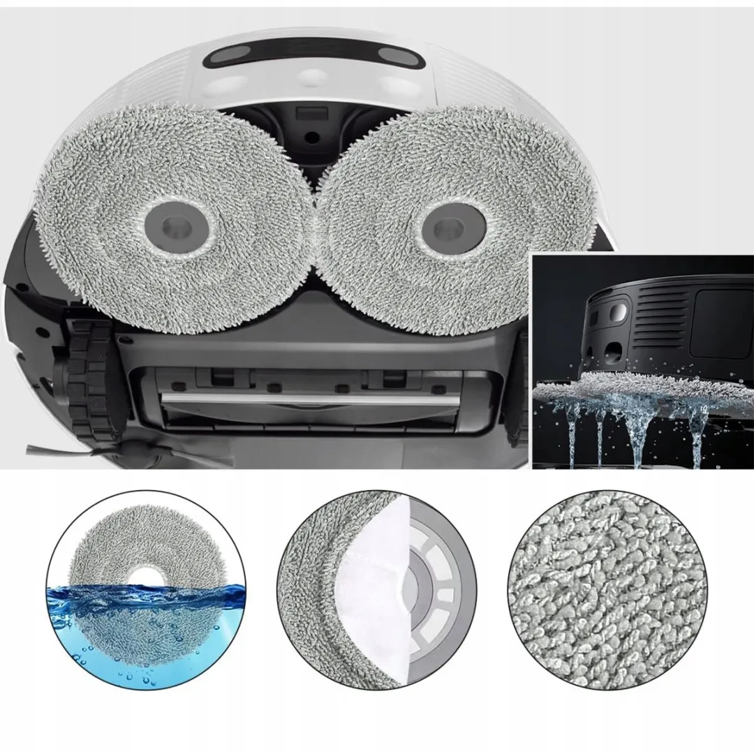 Dreame L-Series Mop Pads - 4 Stuks - Grijs