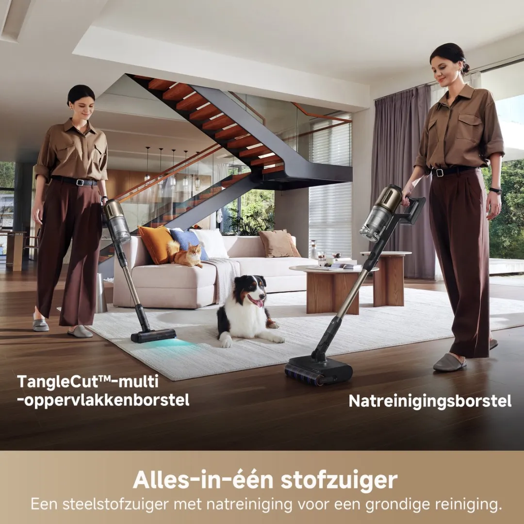 Dreame Z30 Pro Aqua Steelstofzuiger 28.000Pa - Zwart