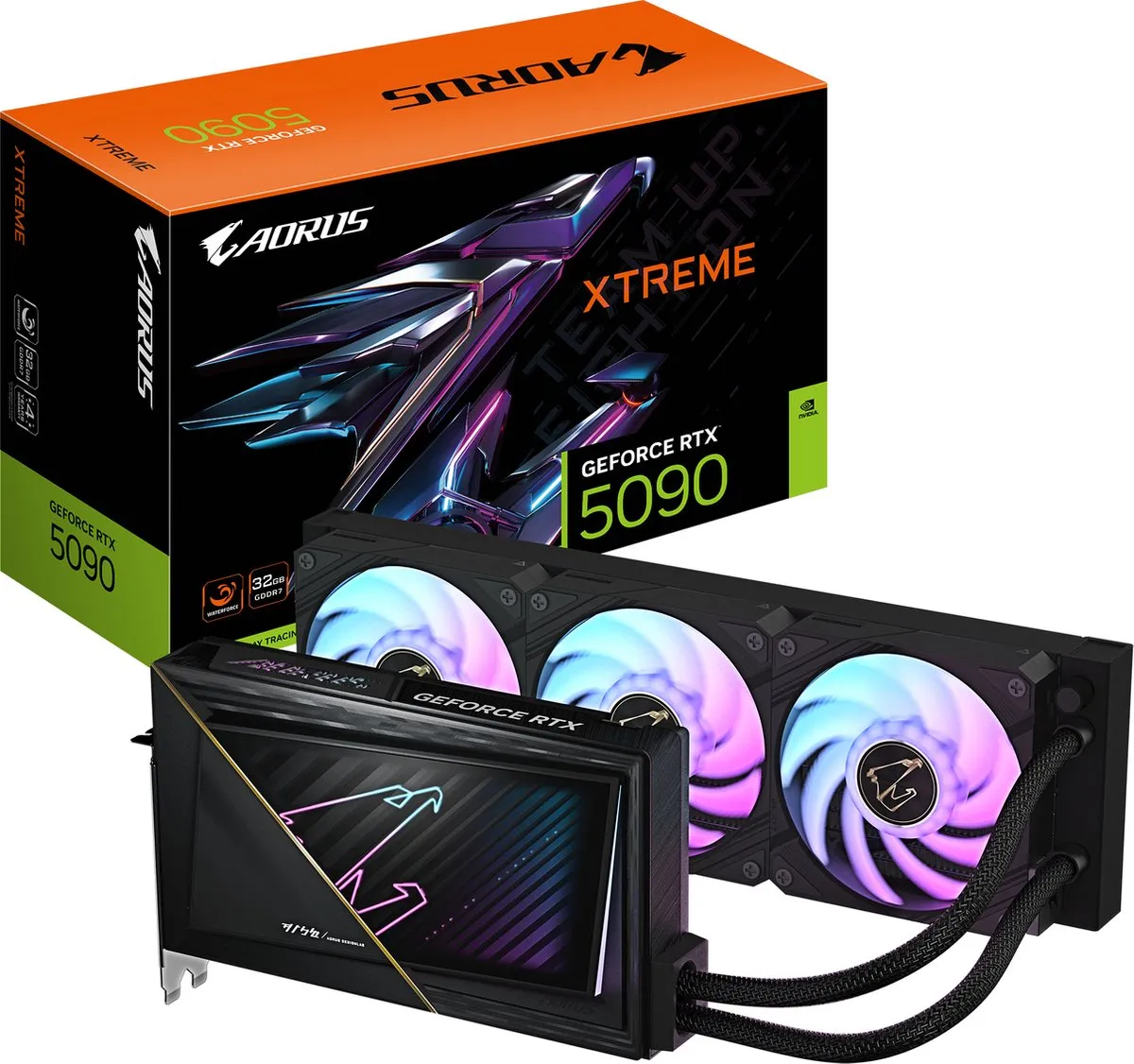 Gigabyte AORUS XTREME WATERFORCE RTX 5090 GV-N5090AORUSX W-32GD
