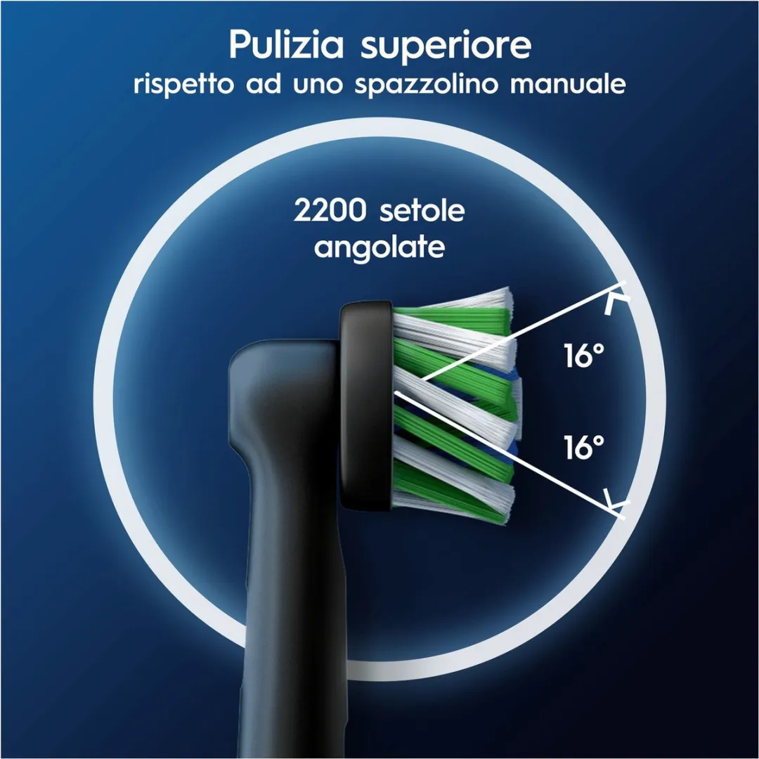 Oral-B Pro Cross Action Opzetborstels 5 Stuks - Zwart