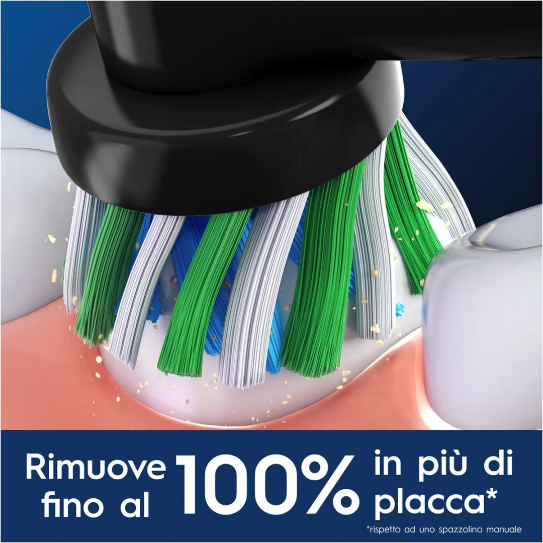 Oral-B Pro Cross Action Opzetborstels 5 Stuks - Zwart