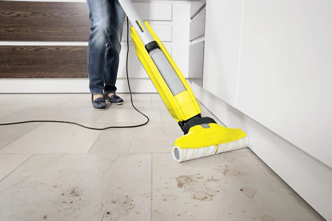Kärcher Universele Vloerreiniger Accessoires - 2x Microvezelrollen Geel + RM 536