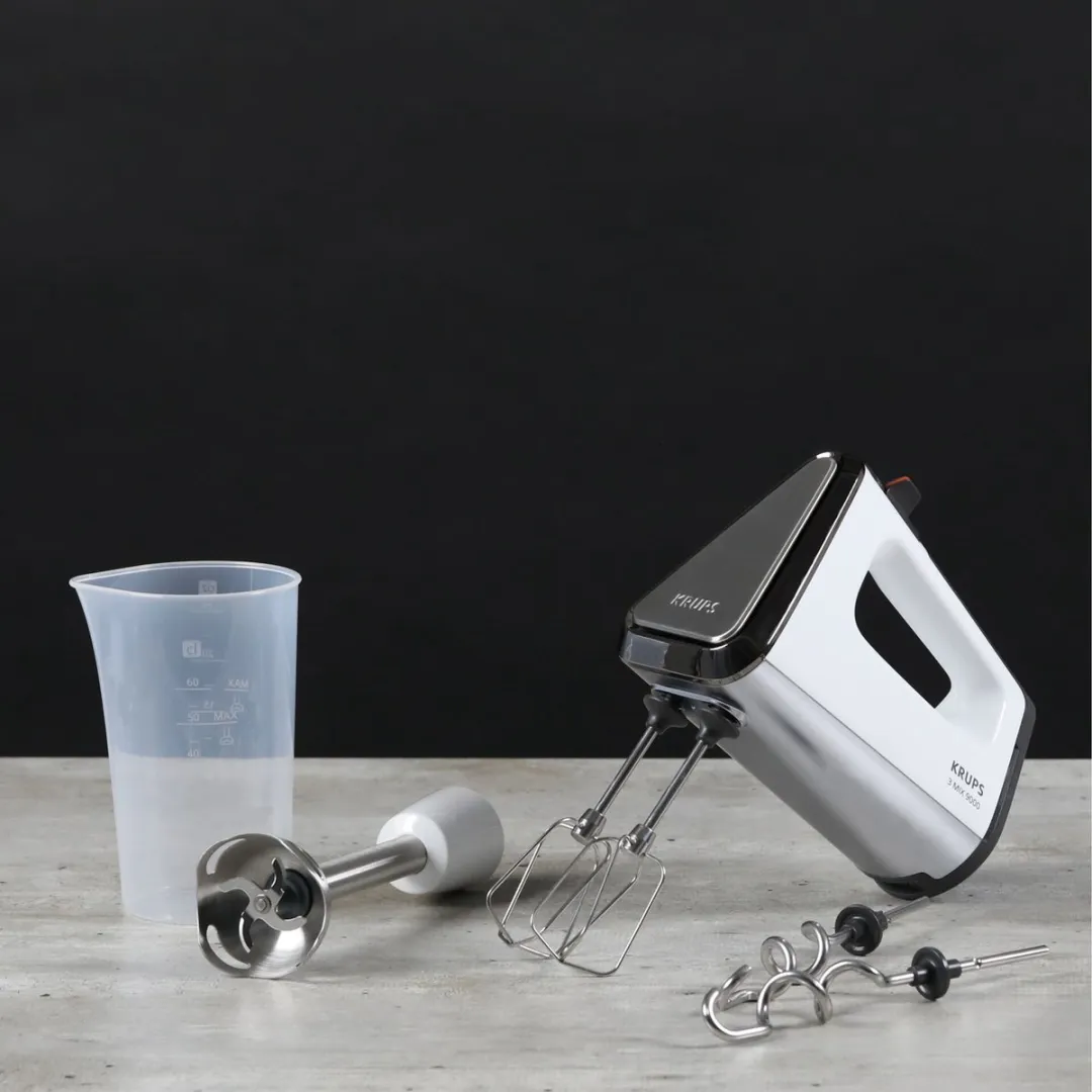Krups GN9121 3Mix9000 Deluxe Staafmixer - 750W - Wit