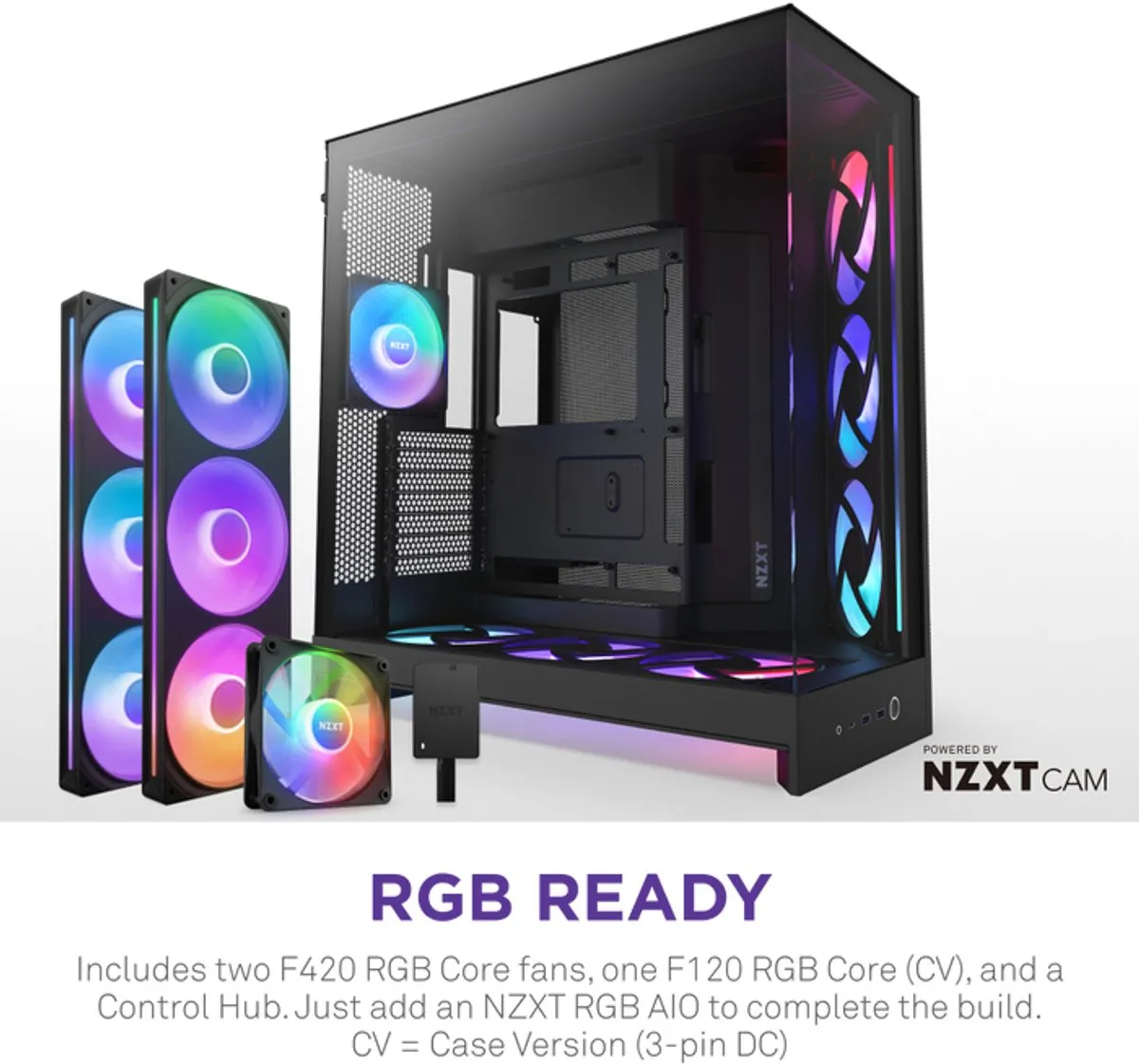 NZXT H9 Flow RGB+ 2025 - Black