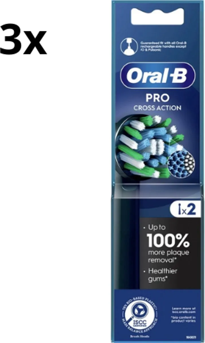 Oral-B Pro Cross Action Opzetborstels