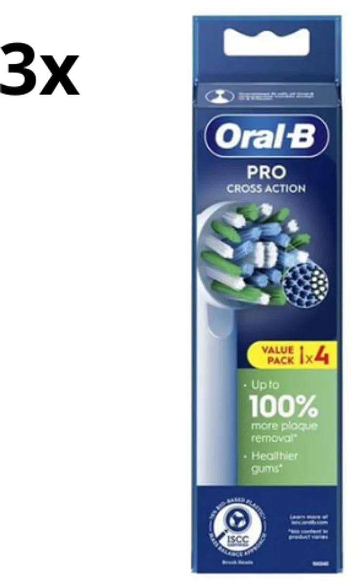 Oral-B Pro Cross Action Opzetborstels