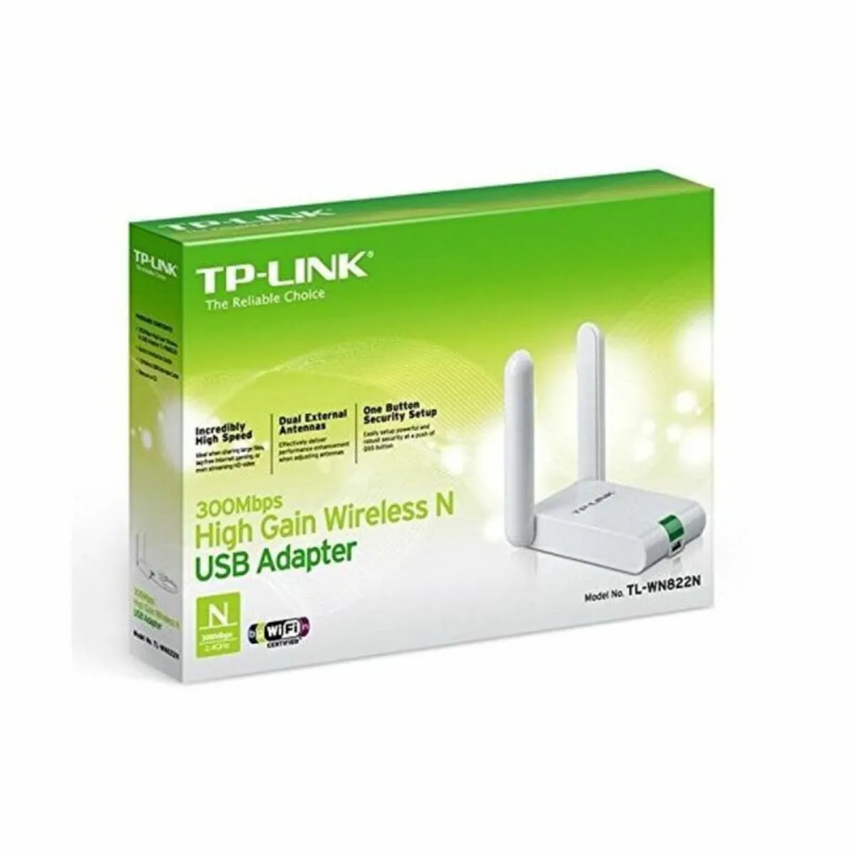 TP-Link TL-WN822N WLAN-adapter 300 Mbit/s