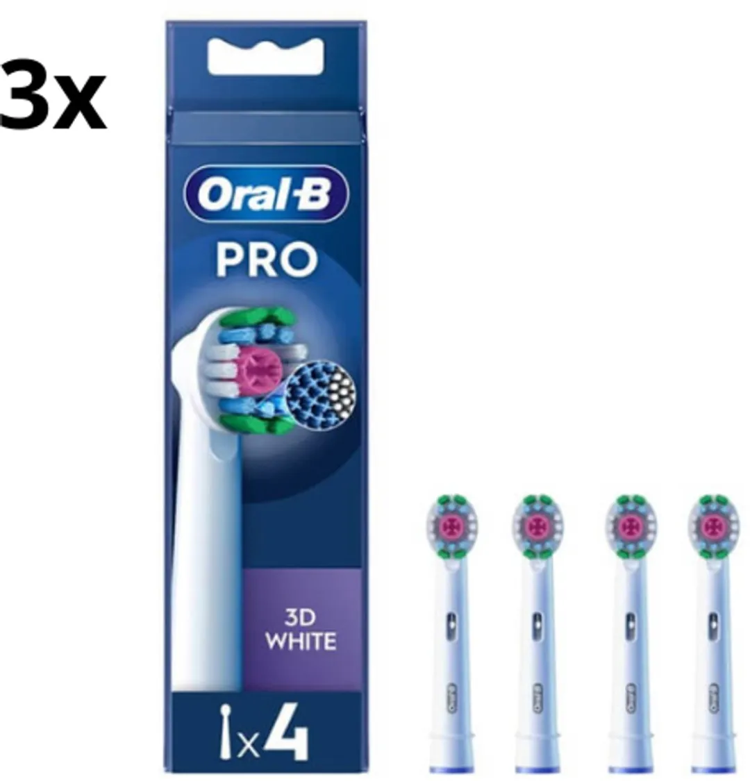 Oral-B Pro 3D White Opzetborstels