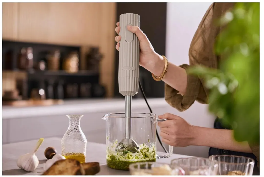 Silvercrest Plissé Staafmixer 350W - Beige