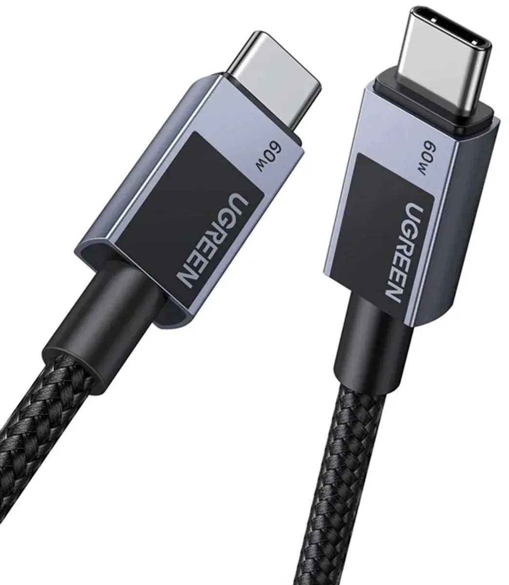 Ugreen L524 USB-C Naar USB-C Kabel 60W PD 0,5m