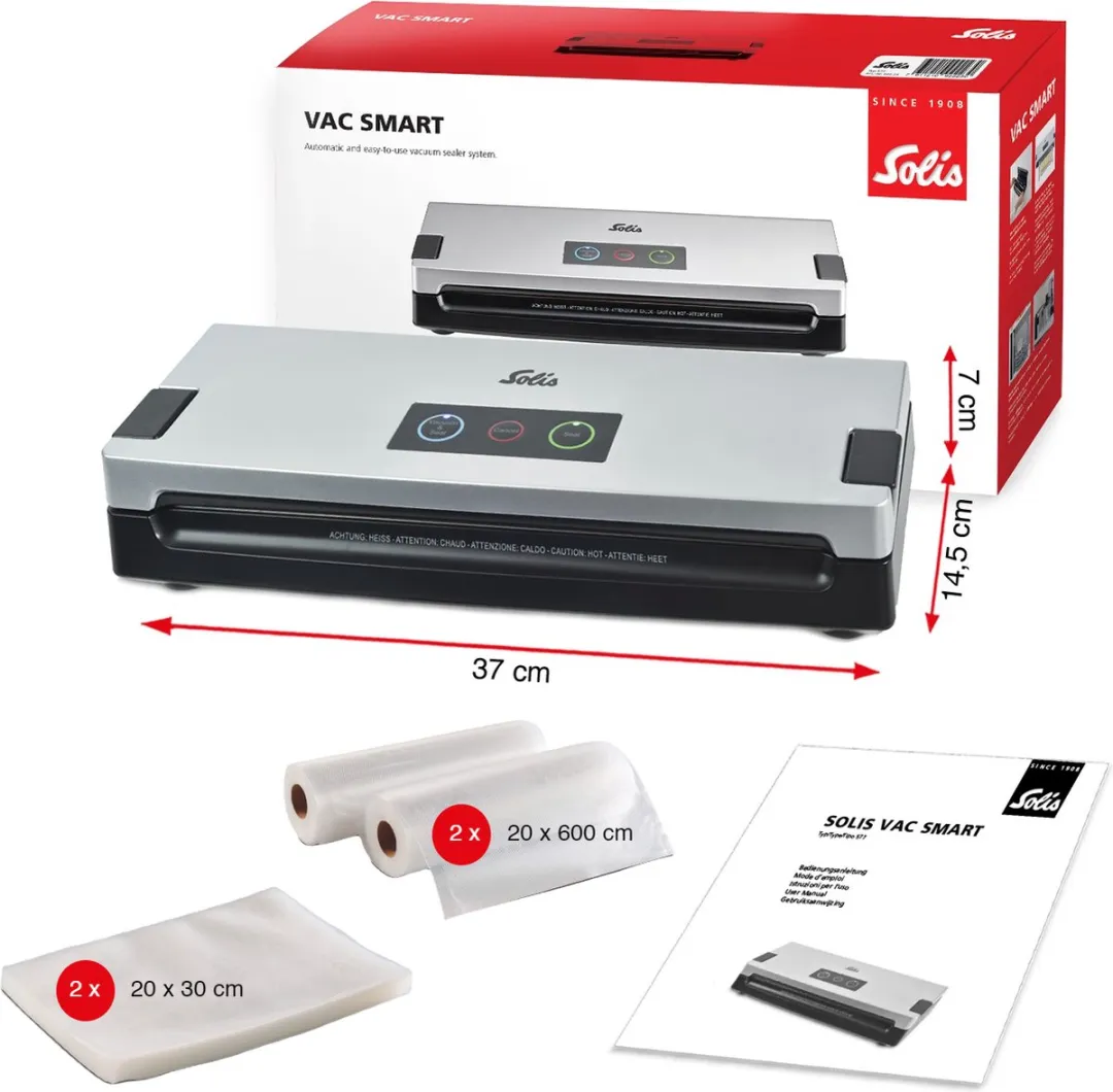 Solis Vac Smart 577 Vacuümmachine - 110W - Grijs - afbeelding 6 van 6