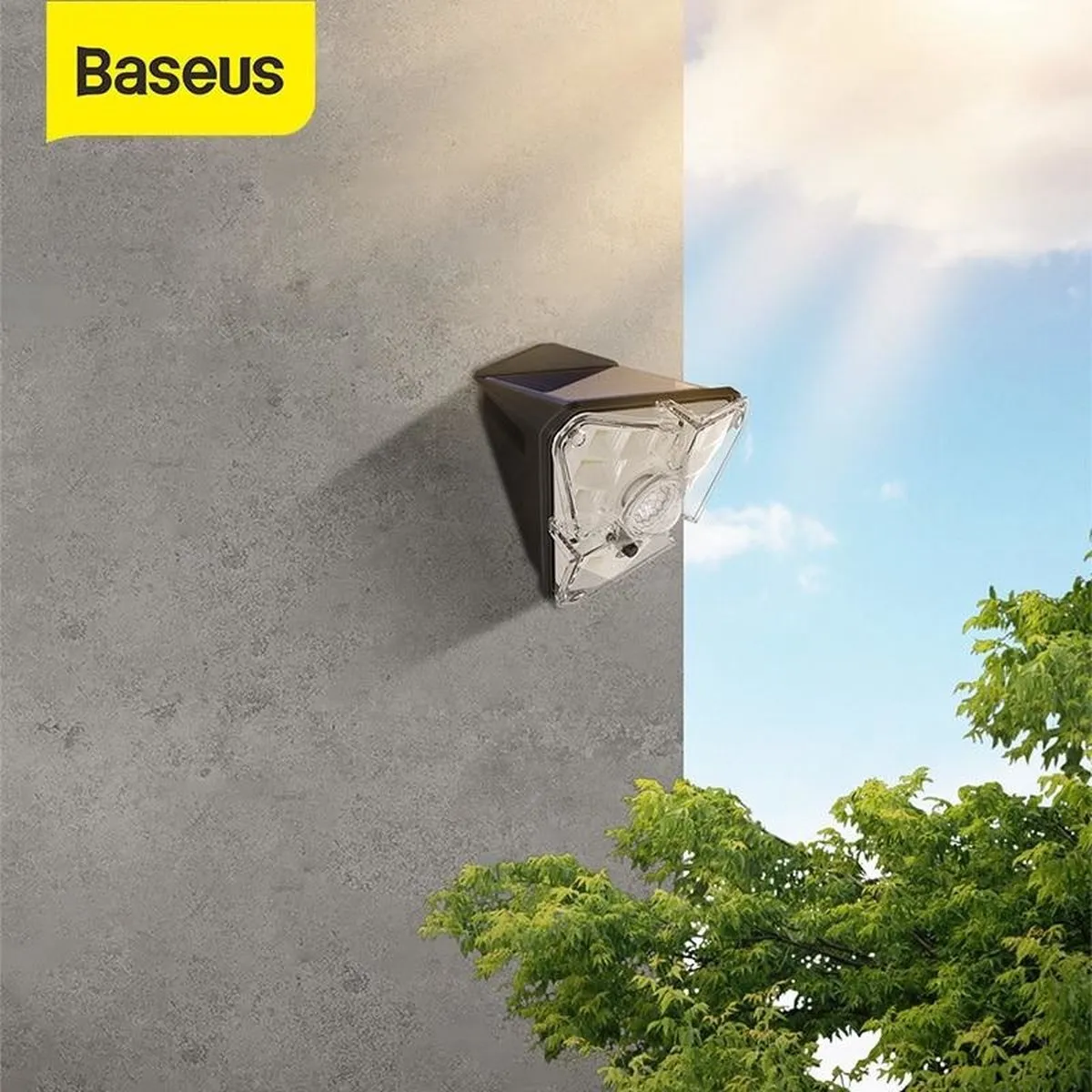 Baseus Grondspot LED Zonne-Lamp 1.2W - Transparant