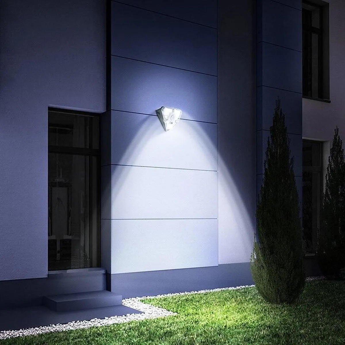 Baseus Grondspot LED Zonne-Lamp 1.2W - Transparant