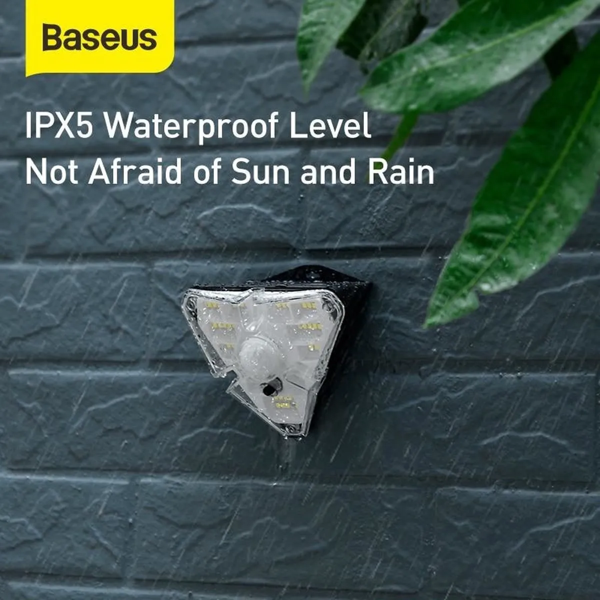 Baseus Grondspot LED Zonne-Lamp 1.2W - Transparant