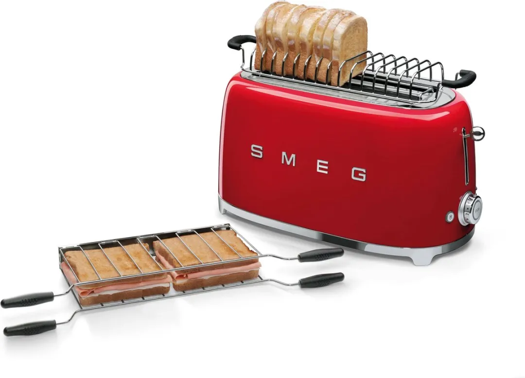 Smeg TSSR02 Sandwichrekken - Zilverkleurig - 2 Stuks