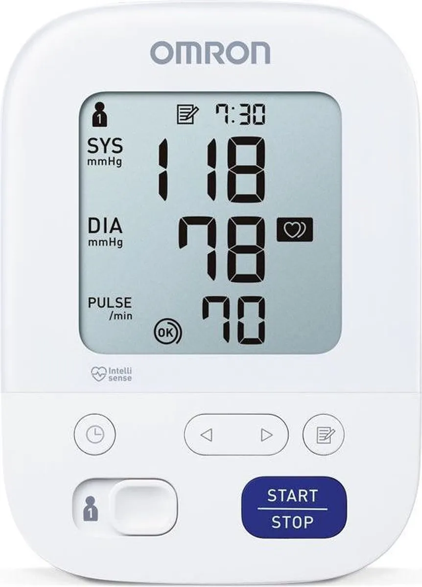 Omron M3 Comfort Bovenarm Bloeddrukmeter - 22-42cm