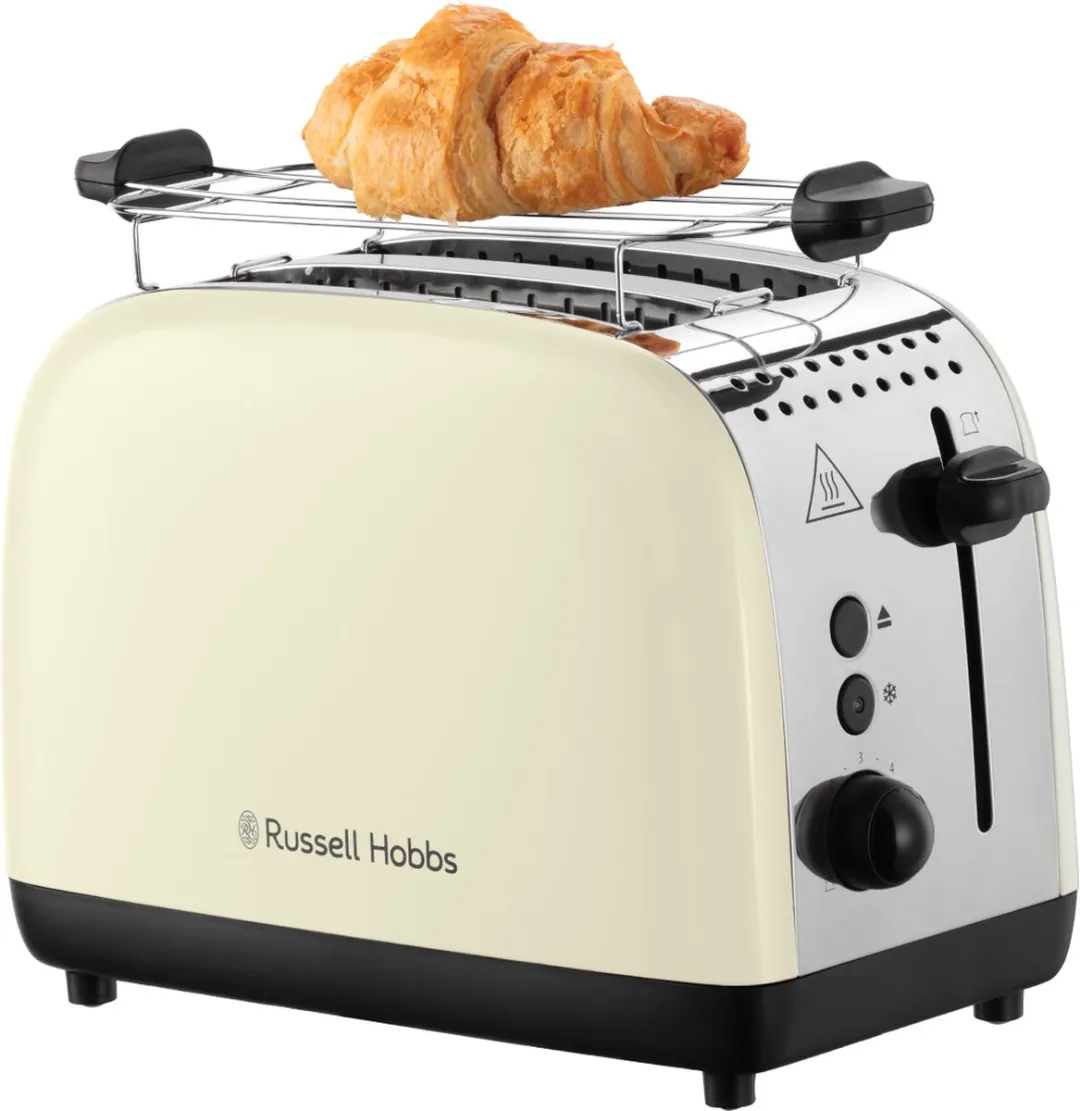 Russell Hobbs Colours Plus Broodrooster 26551-56 - 2 Snacks - 1670W - Crème