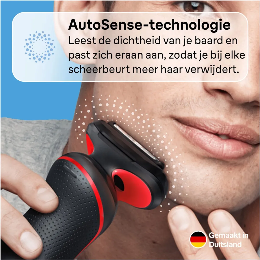 Braun Series 5 51-R1000s Scheerapparaat - Rood - afbeelding 6 van 6