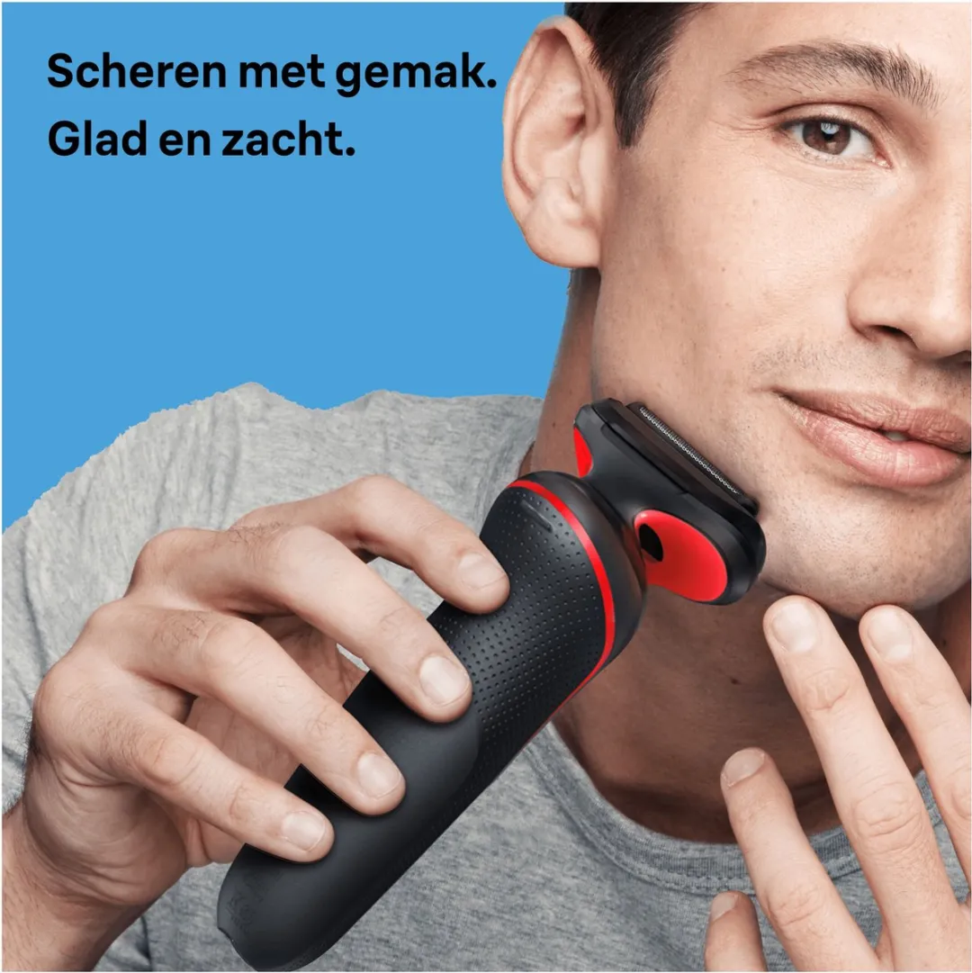 Braun Series 5 51-R1000s Scheerapparaat - Rood