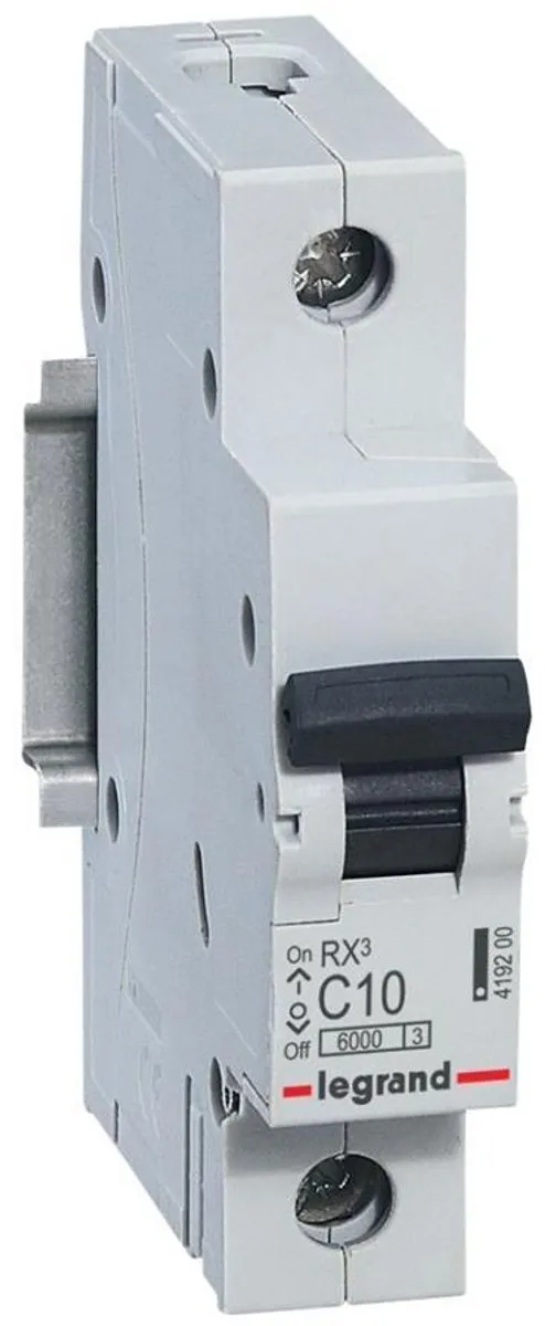 Legrand RX3 Automatische Overstroomschakelaar 1P C10