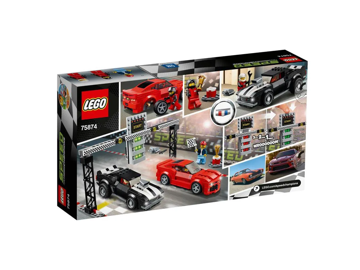 LEGO 75874 Champions Camaro Bouwset - 445 Stukken - 3 Minifiguren