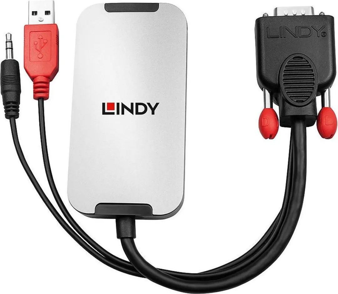 Lindy AV Converter 38296 Jackplug/USB/VGA naar DisplayPort - 1920x1080