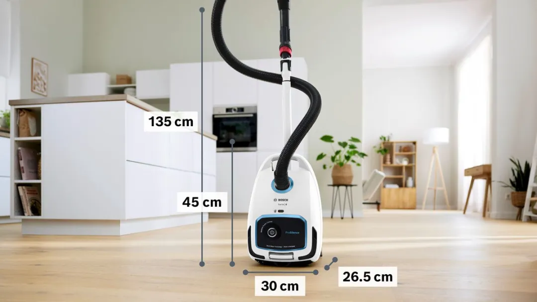 Bosch ProSilence BGB6SIL0L Stofzuiger - 700W - Wit - afbeelding 6 van 6