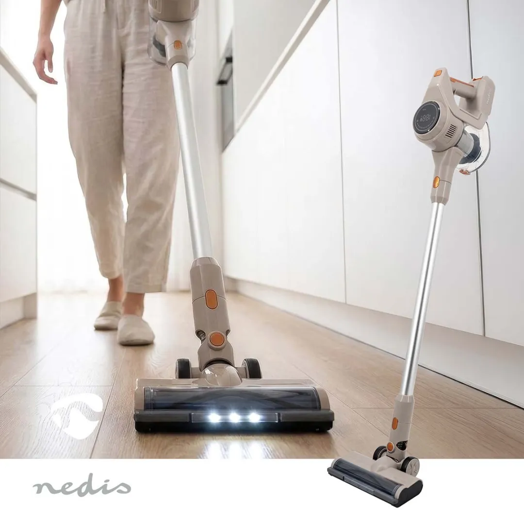 Nedis Steelstofzuiger VCCS300GGM - Draadloos 12.000 Pa - Antraciet