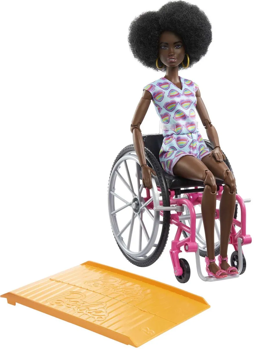 Barbie Morena Fashionistas - Met Rolstoelpop - Goud - Modepop