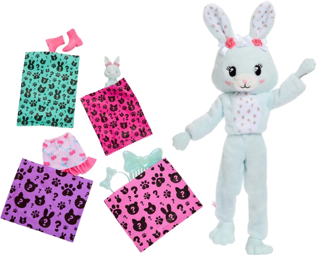 Barbie Cutie Reveal Mint Bunny Pop - Multicolor