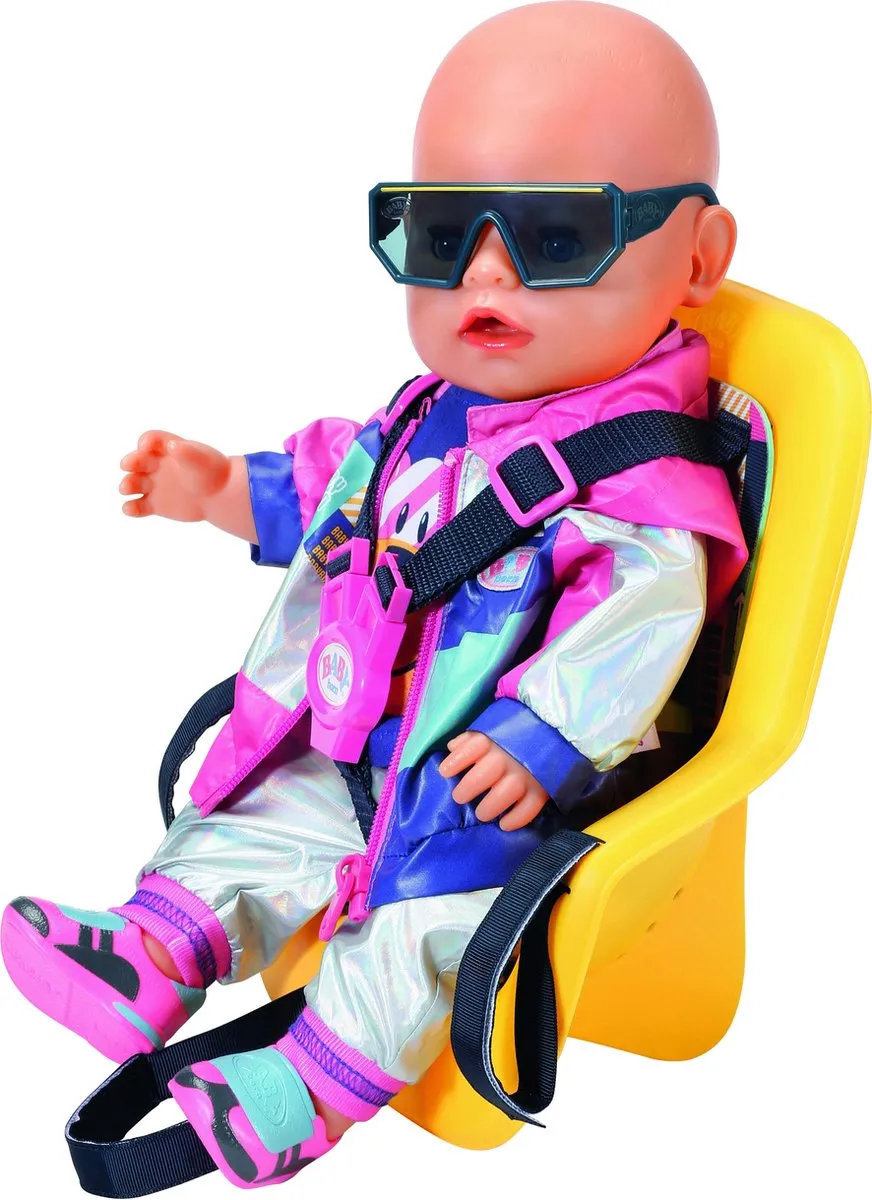 Baby Born Fietsstoeltje Geel 830048