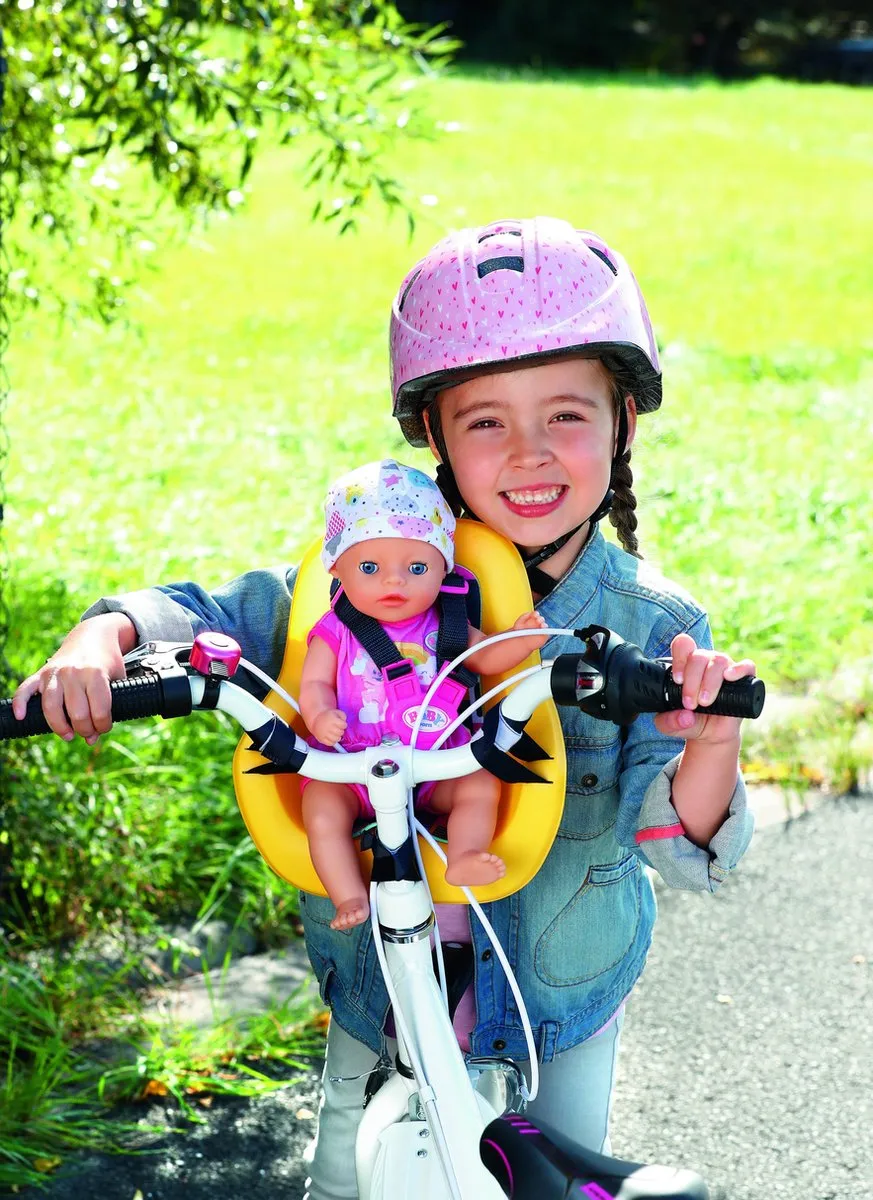 Baby Born Fietsstoeltje Geel 830048