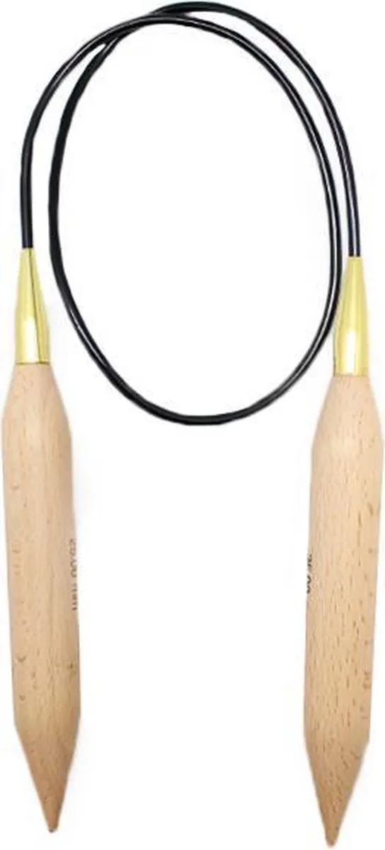 KnitPro Jumbo Berken Rondbreinaalden 25.00mm