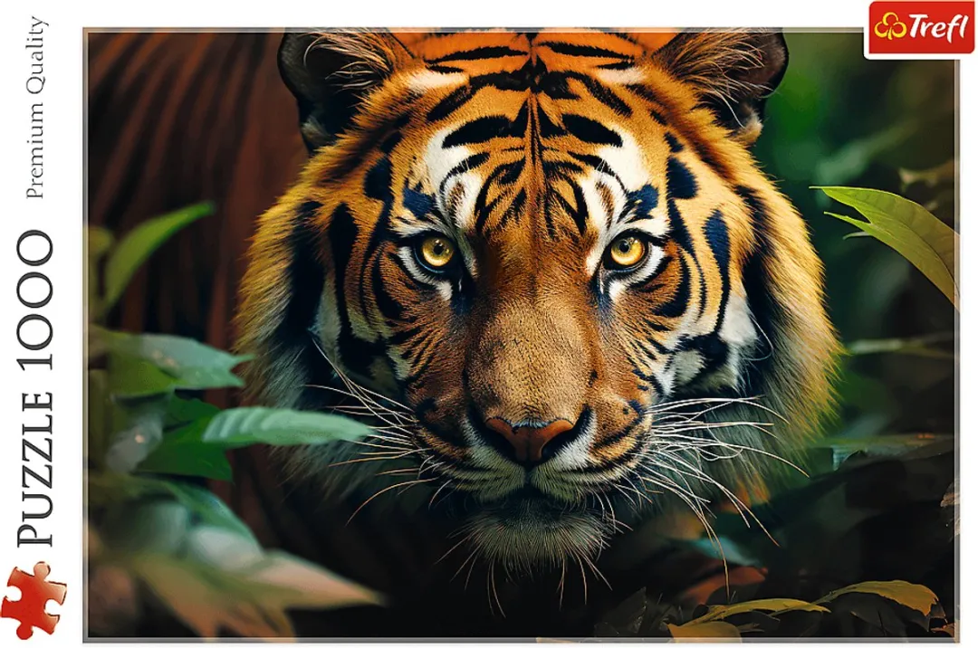 Trefl Wild Tiger Legpuzzel 1000 Stuks - Multicolor