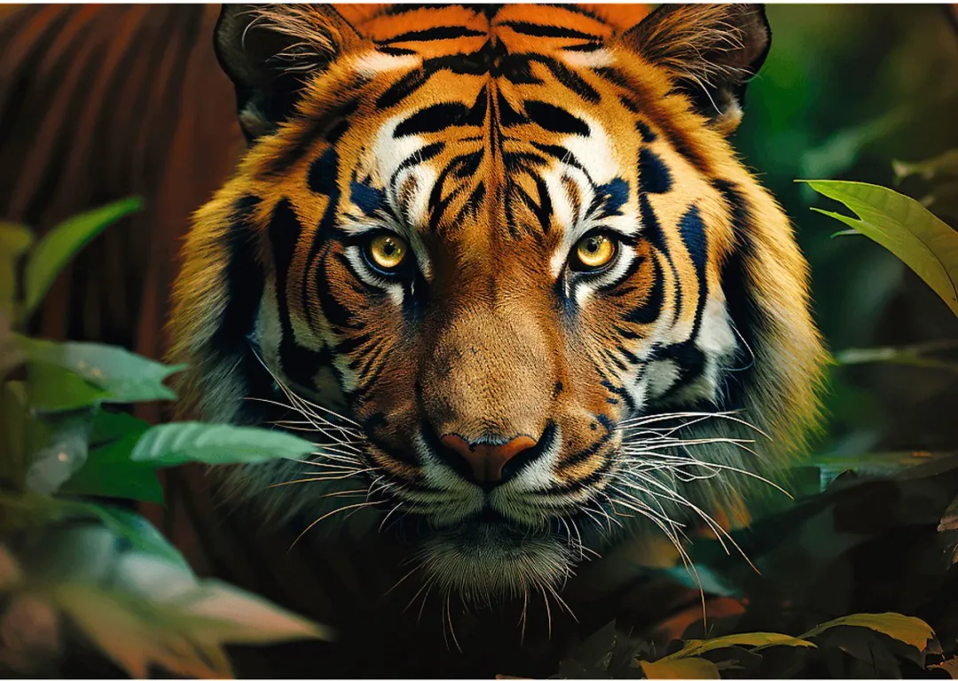 Trefl Wild Tiger Legpuzzel 1000 Stuks - Multicolor