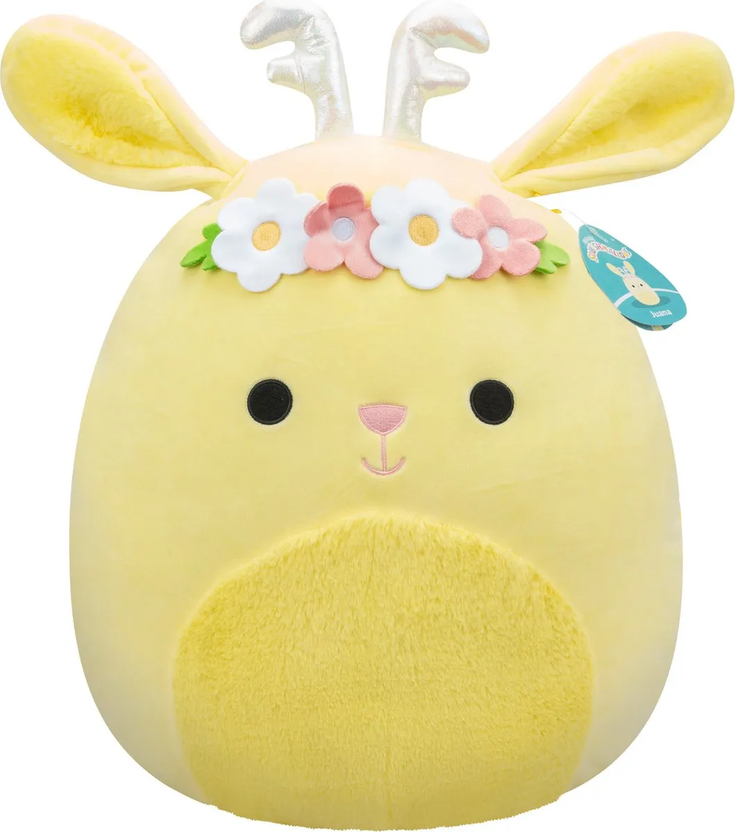 Squishmallows Juana Light Yellow Jackalope 40cm Knuffel